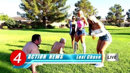 Princess Amber, Lexi Chase And Nika Venom - Special Report From Lexi Chase - Trespassing In Princess Park Part 2