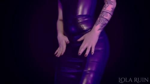 Mistress Lola Ruin - Latex Domme Instructs You To Jerk Before Locking You In Chastity JOI Orgasm Control - Another Key On My Necklace