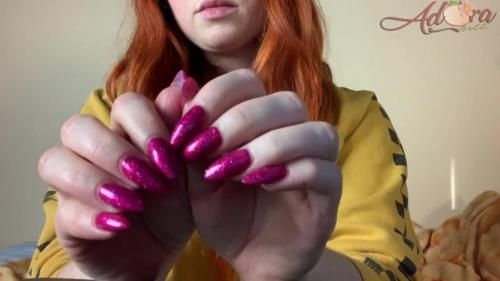 Adora bell - Pink Glittery Nails and Lotioned Hands