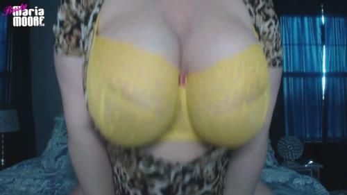 Maria Moore - Yellow Lace Bra JOI