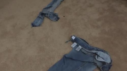 Rude Jeans - Bri Struggles to Get A Pair of Jeans On Only For The Jeans To Talk Back