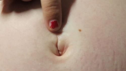 AnnaBubbly - Pregnant Belly Button Worship and Fucking