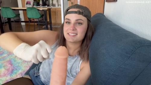 Nina Crowne - Tomboy Sister Gloved CBT